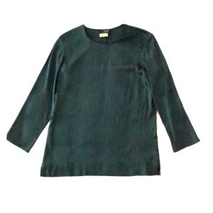 Pauw Silk Emerald Blouse
